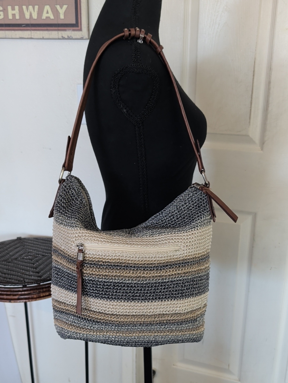 The Sak Sequoia Crochet Hobo Shoulder Bag